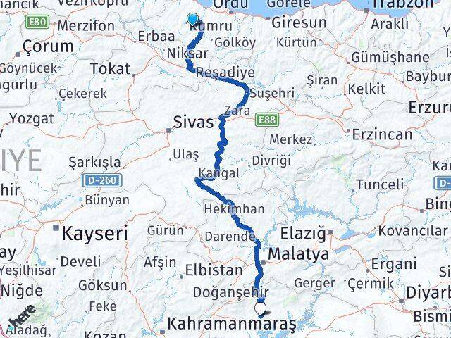 Korgan Adıyaman Arası Kaç Km - Yol Tarifi