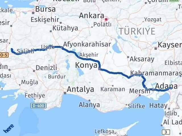 Osmaniye Gölmarmara Arası Kaç Km - Yol Tarifi