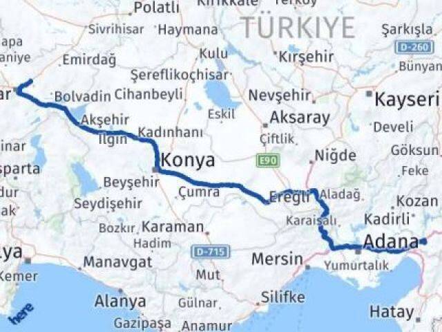Osmaniye İscehisar Afyonkarahisar Arası Kaç Km - Yol Haritası