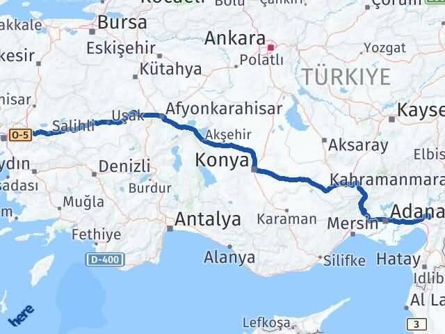 Osmaniye Kemalpaşa İzmir Arası Kaç Km - Yol Haritası