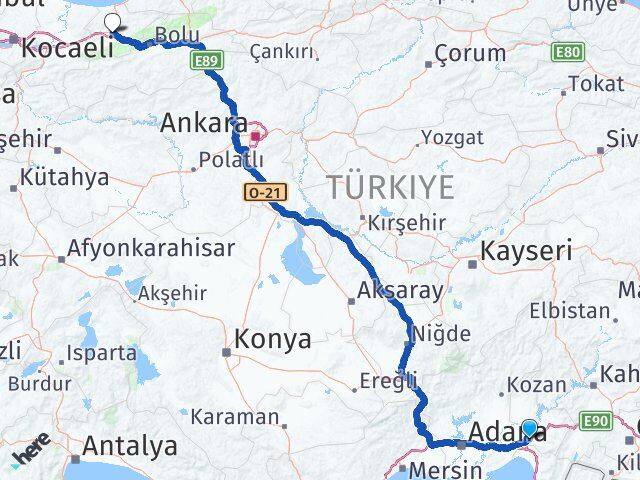 Osmaniye Toprakkale Düzce Arası Kaç Km - Yol Haritası