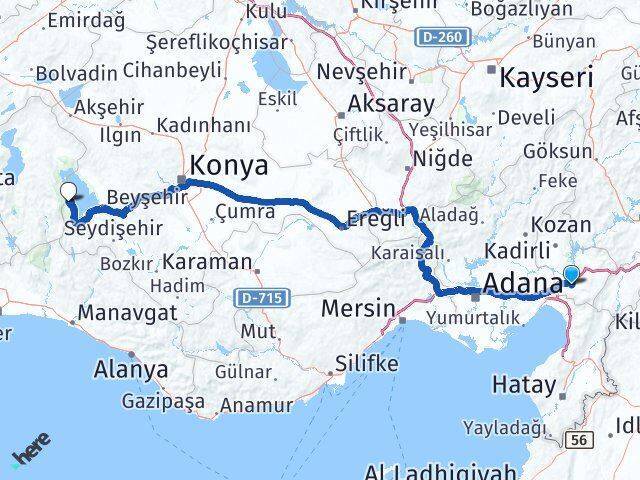 Osmaniye Yenişarbademli Arası Kaç Km - Yol Tarifi