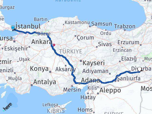 Radisson Blu Hotel Istanbul Ottomare Batman Arası Kaç Km - Yol Tarifi