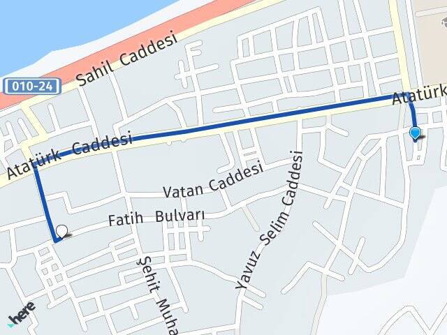 Yavuz Selim Fırtına Arası Kaç Km - Yol Tarifi