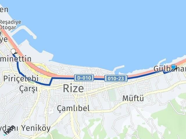 Gülbahar Eminettin Arası Kaç Km - Yol Tarifi
