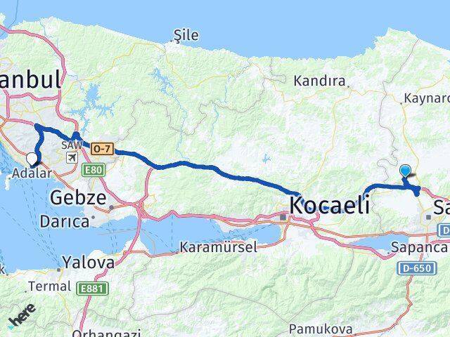 15 Temmuz Camili Kartal Arası Kaç Km - Yol Tarifi