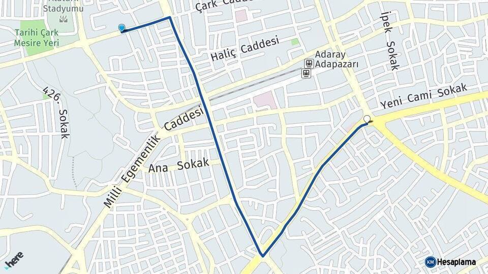 Sakarya Adapazarı Arası Kaç Km - Yol Haritası
