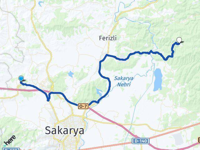 Korucuk Hendek Arası Kaç Km - Yol Tarifi