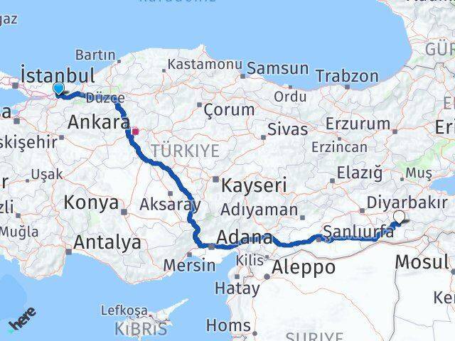 Sakarya Gercüş Arası Kaç Km - Yol Tarifi