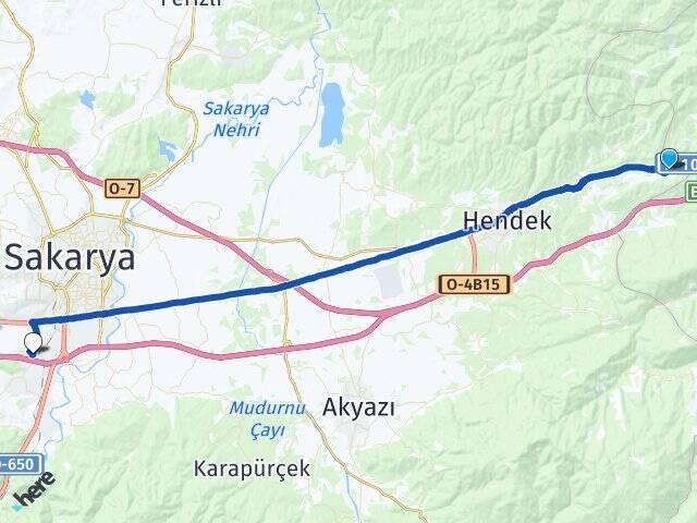 Çukurhan Arifiye YHT Garı Arası Kaç Km - Yol Tarifi