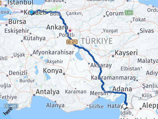 Karapürçek Hatay Arası Kaç Km - Yol Tarifi