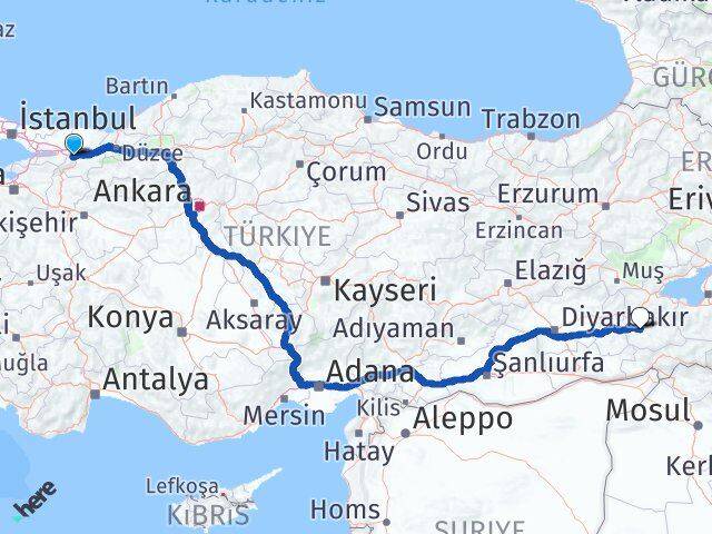 Sakarya Sapanca Siirt Arası Kaç Km - Yol Haritası