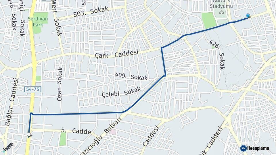 Sakarya Serdivan Arası Kaç Km - Yol Haritası