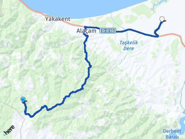 Şirinköy Bafra Arası Kaç Km - Yol Tarifi