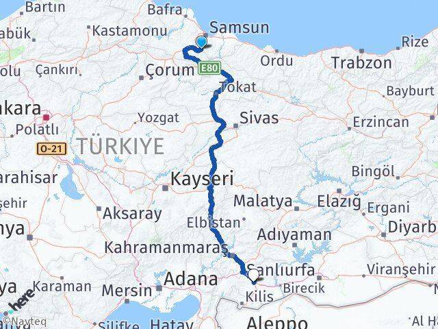 Asarcık Gaziantep Arası Kaç Km - Yol Tarifi