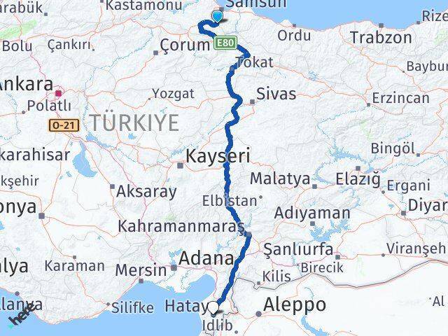 Asarcık Hatay Arası Kaç Km - Yol Tarifi