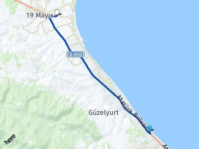 İncesu Engiz Arası Kaç Km - Yol Tarifi