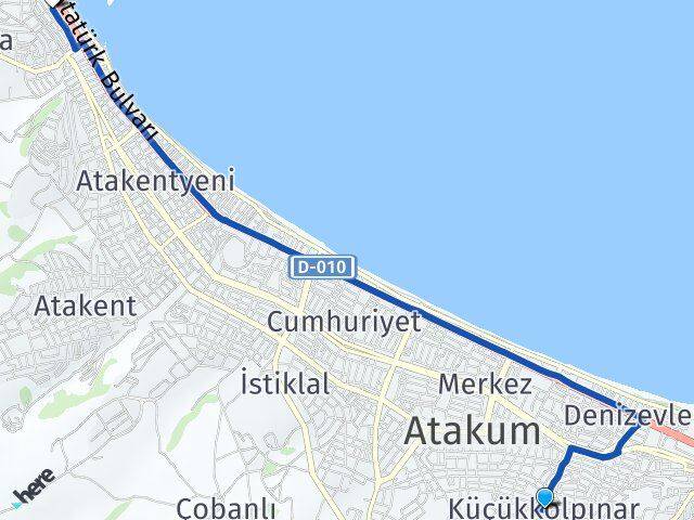 Küçükkolpınar Körfez Arası Kaç Km - Yol Tarifi