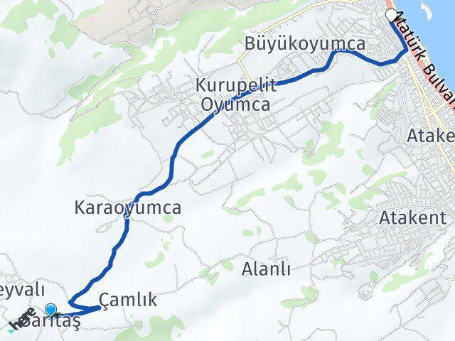 Sarıtaş Körfez Arası Kaç Km - Yol Tarifi