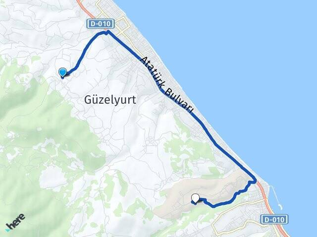 Taflan Ondokuz Mayıs Üniversitesi Arası Kaç Km - Yol Tarifi