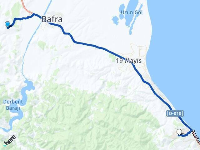 Barış Ondokuz Mayıs Üniversitesi Arası Kaç Km - Yol Tarifi