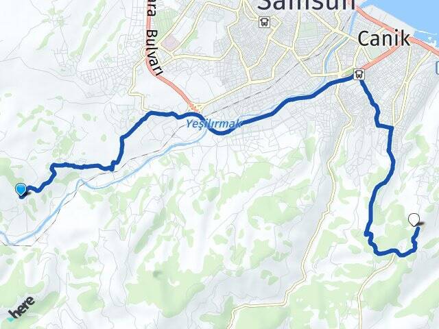 Demirci Samsun Üniversitesi Arası Kaç Km - Yol Tarifi