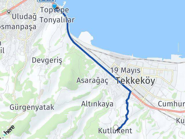 Toptepe Kutlukent Arası Kaç Km - Yol Tarifi