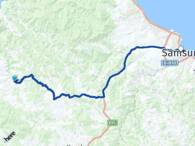 Boyalı Samsun Arası Kaç Km - Yol Tarifi