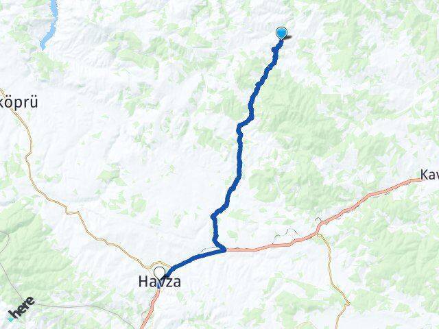 Çelikalan Havza Arası Kaç Km - Yol Tarifi