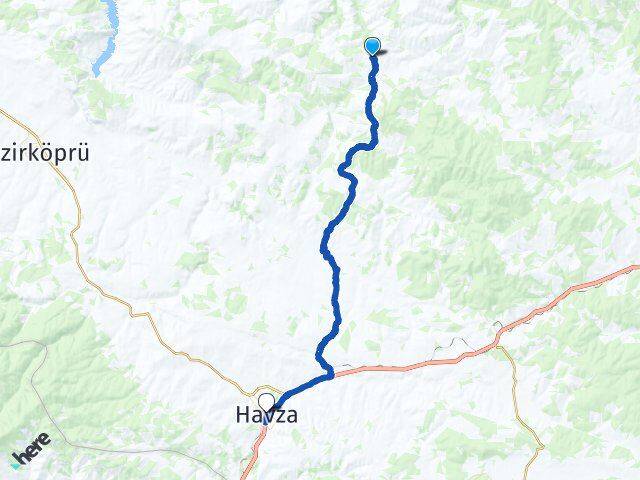 Erikbelen Havza Arası Kaç Km - Yol Tarifi