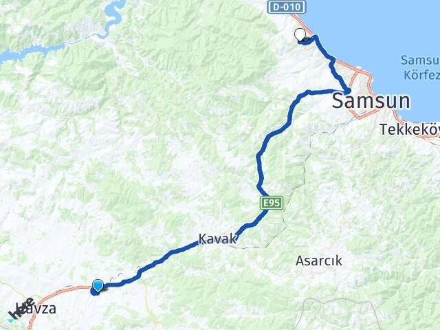 Tuzla Ondokuz Mayıs Üniversitesi Arası Kaç Km - Yol Tarifi