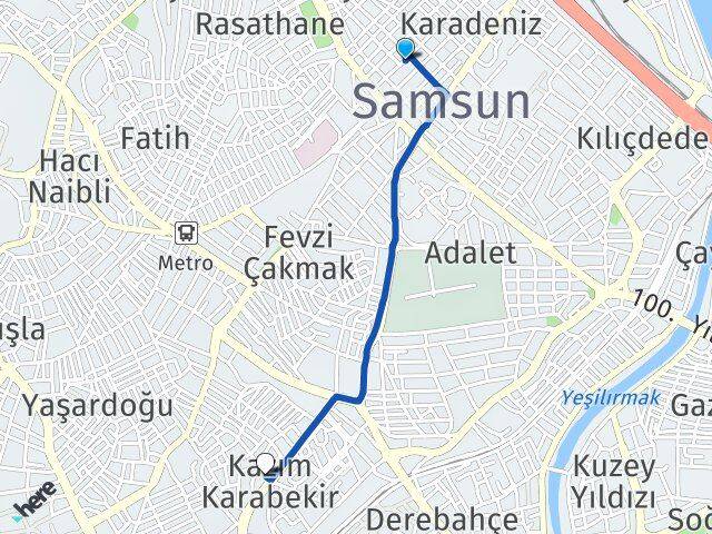 Çiftlik Kazım Karabekir Arası Kaç Km - Yol Tarifi