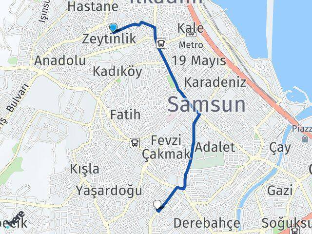Zeytinlik Kazım Karabekir Arası Kaç Km - Yol Tarifi