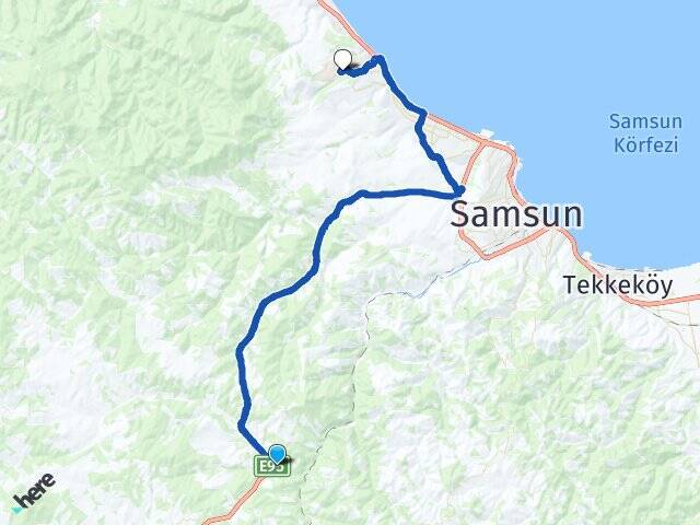 Boğaziçi Ondokuz Mayıs Üniversitesi Arası Kaç Km - Yol Tarifi