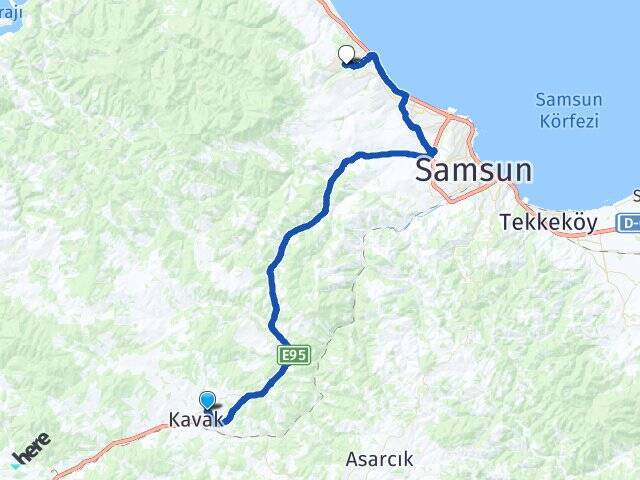 Soğuksu Ondokuz Mayıs Üniversitesi Arası Kaç Km - Yol Tarifi