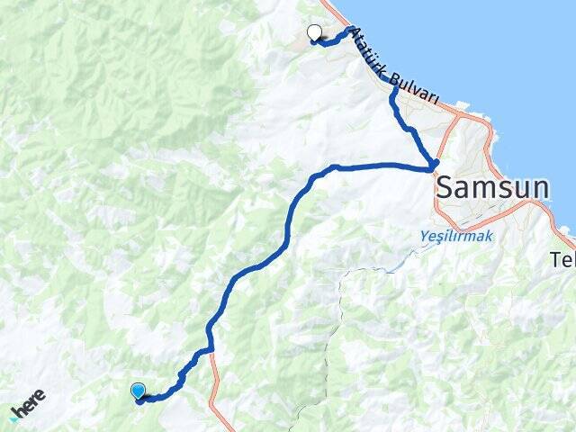 Susuz Ondokuz Mayıs Üniversitesi Arası Kaç Km - Yol Tarifi