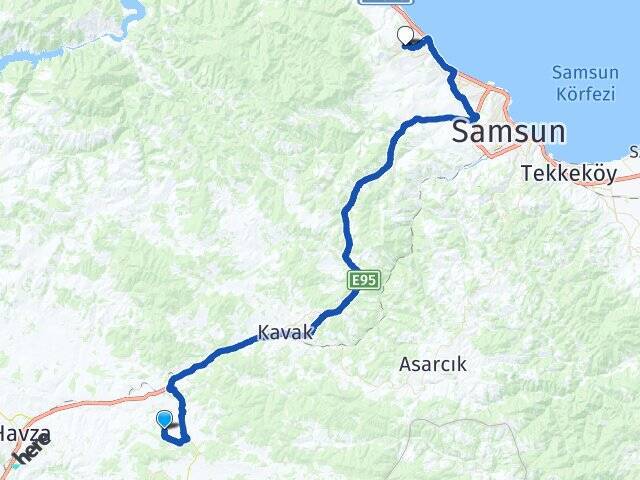 Alayurt Ondokuz Mayıs Üniversitesi Arası Kaç Km - Yol Tarifi