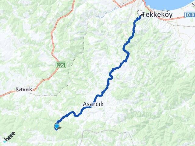 Alıçlı Samsun Üniversitesi Arası Kaç Km - Yol Tarifi