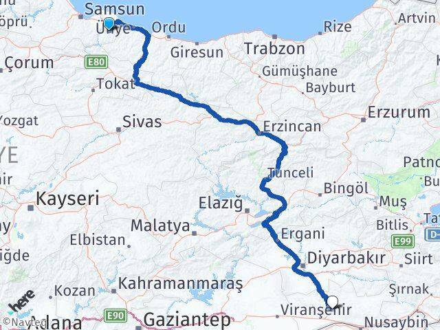 Salıpazarı Mardin Arası Kaç Km - Yol Tarifi