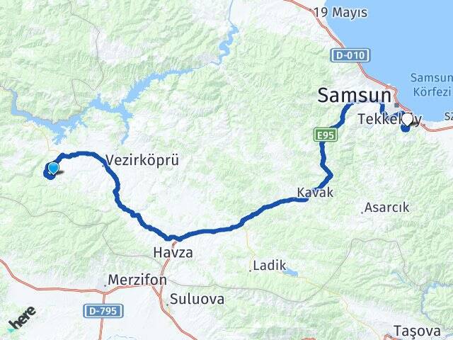 Burhaniye Samsun Üniversitesi Arası Kaç Km - Yol Tarifi
