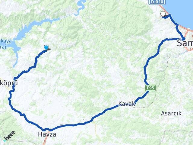 Devalan Ondokuz Mayıs Üniversitesi Arası Kaç Km - Yol Tarifi