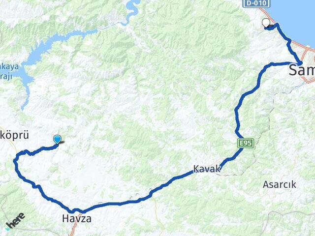 Tekkekıran Ondokuz Mayıs Üniversitesi Arası Kaç Km - Yol Tarifi