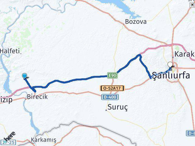 Bağlarbaşı Haliliye Arası Kaç Km - Yol Tarifi