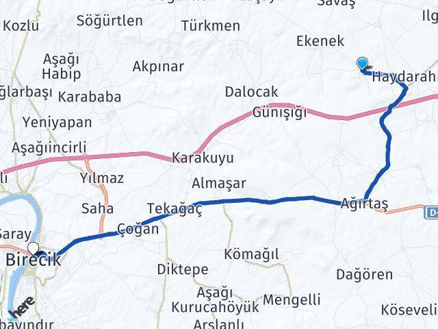 Yuvacık Birecik Arası Kaç Km - Yol Tarifi