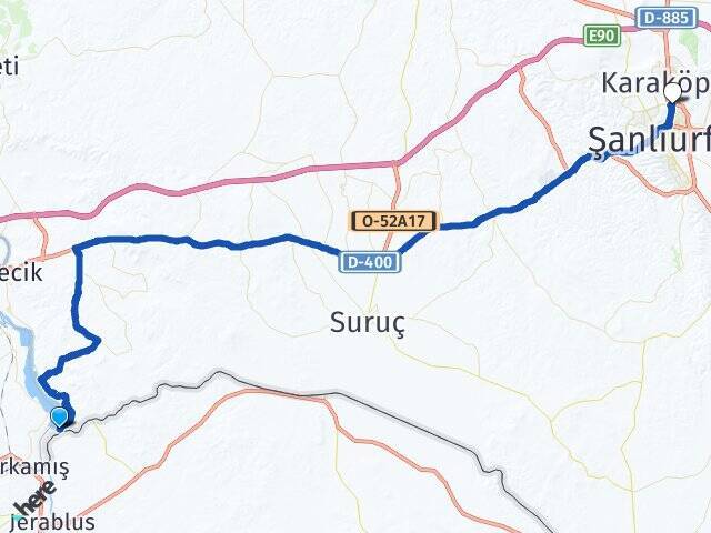 Ziyaret Şanlıurfa Otogarı Arası Kaç Km - Yol Tarifi