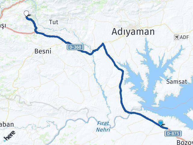 Arıkök Adıyaman Arası Kaç Km - Yol Tarifi