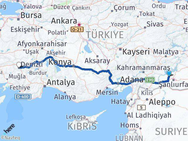 Bozova Denizli Arası Kaç Km - Yol Tarifi
