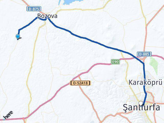 Tunalı Şanlıurfa Arası Kaç Km - Yol Tarifi
