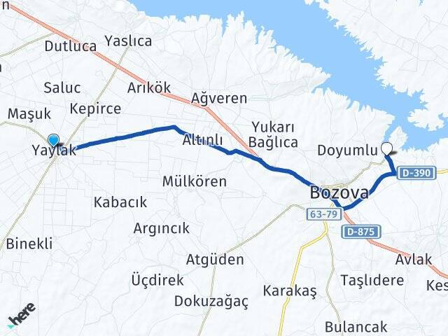 Yaylak Çatak Arası Kaç Km - Yol Tarifi
