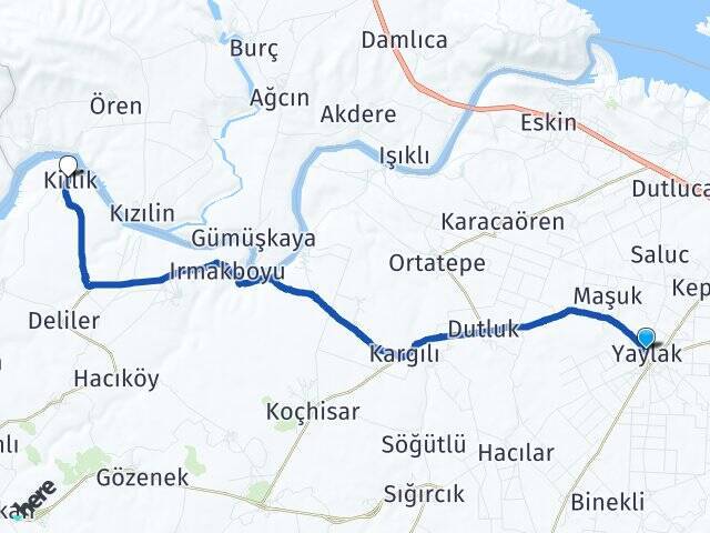 Yaylak Killik Arası Kaç Km - Yol Tarifi